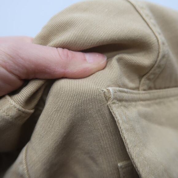 Nili Lotan Luna Pants Size 4 Beige Tan Drop Crotch Linen Blend Trousers - Picture 11 of 15